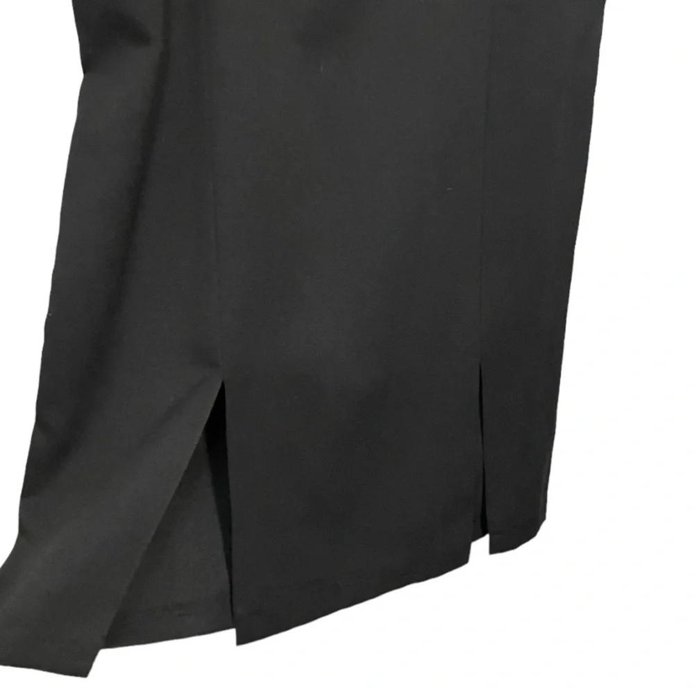 Vintage 80’s Casablanca Union Made Black Career Skirt VTG Sz 14 (size 10) - Picture 5 of 9